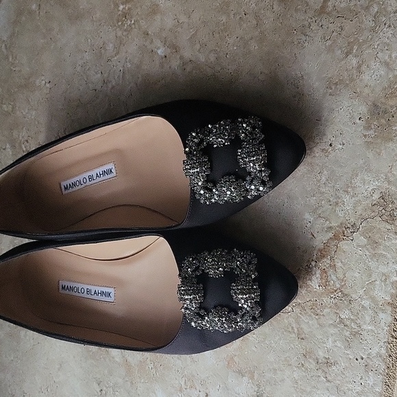 Manolo Blahnik Hangisi flats - Picture 4 of 13